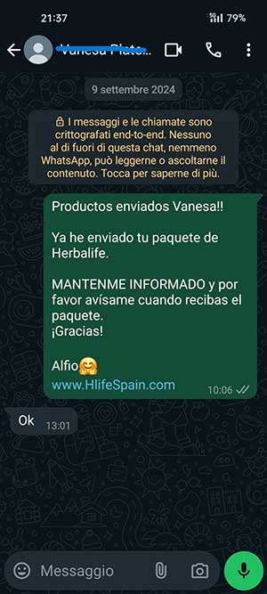 Testimonio cliente Herbalife 8