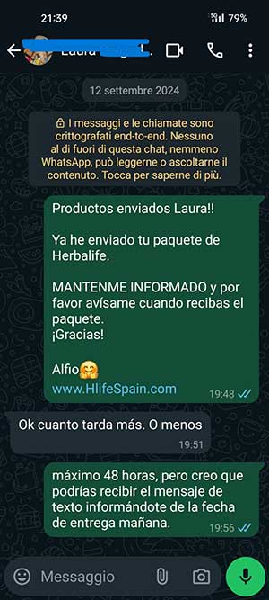 Testimonio cliente Herbalife 5