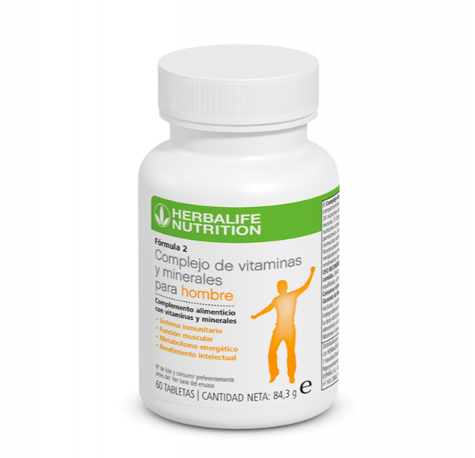 Formula 2 Complejo de vitaminas y minerales para hombre