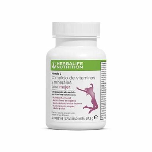 Formula 2 Complejo de vitaminas y minerales para mujer